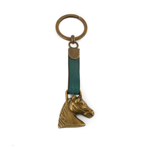Schlüsselanhänger Pferd Gold/Bunt (mehrere Farben)-6721