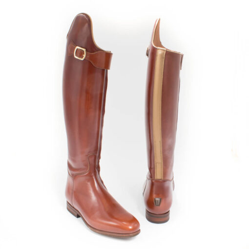 Celeris - Dressage Boot Amazona Hand Polished Chestnut Size 38, H43, W31 - Image 2