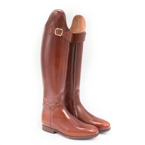 Celeris - Dressage Boot Amazona Hand Polished Chestnut Size 38, H43, W31