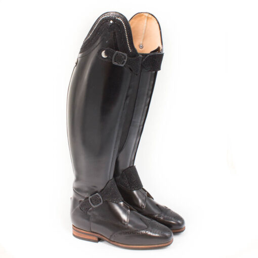 Celeris Dressage Boots Polo-Passage in Polished Black- Size 36 H44 W37