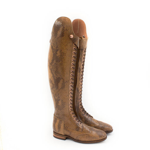 Celeris- Dressurstiefel Bia in Scales Chestnut- Gr.40 H49 W35-37