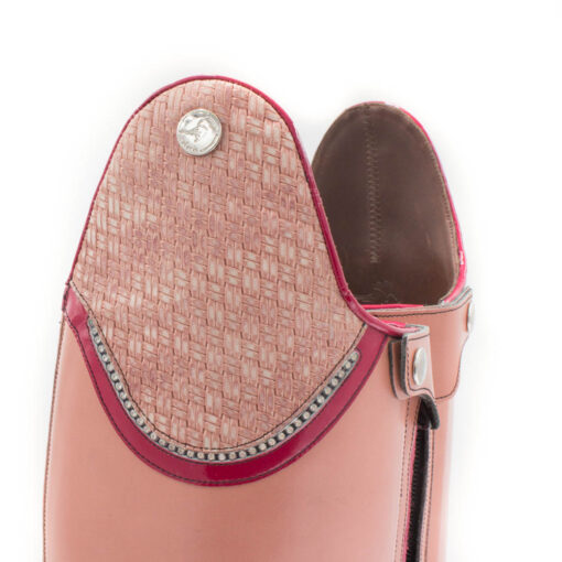 Celeris- Dressurstiefel Amazona Poliert Rosa – Gr.41, H47, W37 – Bild 3