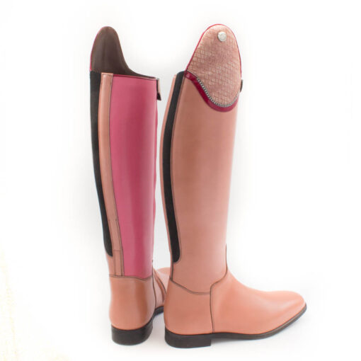 Celeris- Dressurstiefel Amazona Poliert Rosa – Gr.41, H47, W37 – Bild 2