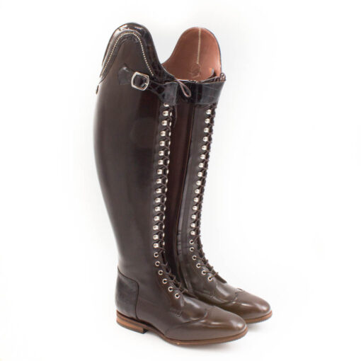 Celeris- Dressurstiefel Bia in Poliert Braun- Gr.39,5- H48- W41-42,5