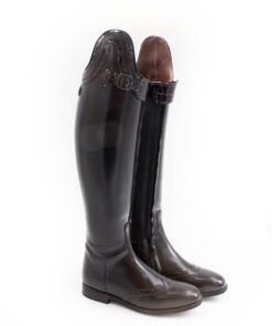 Celeris- Dressurstiefel Amazona Poliert Schwarz – Gr.38 H46, W35