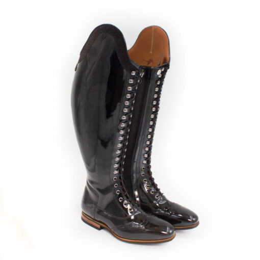 Celeris- Dressurstiefel Bella in Lack Schwarz Gr.38- H42- W40-42