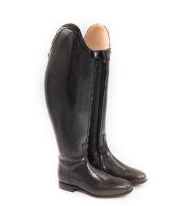 Celeris- Dressurstiefel Amazona Poliert Schwarz – Gr.40,5 H50, W44