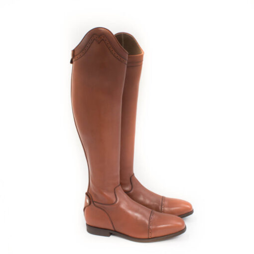 Celeris- Springstiefel Diogo Honigbraun- Gr.45, H54, W38,5