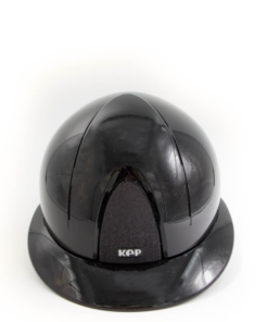 Kep Italia Riding Helmet Smart Nova Star Polish Black with Polo Visor - Size M (In Stock)