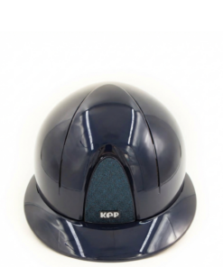 Kep Italia Riding Helmet Smart Nova Star Polish Blue with Polo Visor - Size M (In Stock)