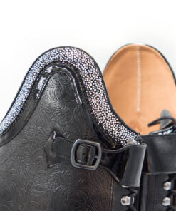 Alternative view of Celeris Dressage Boots Bia in Embossed Flower Power Black- Size 40 - H47 - W42,5-44