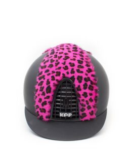 Kep Italia Reithelm 2.0 Cromo Matt Schwarz / Leo Pink- Gr. M (Lagerware)