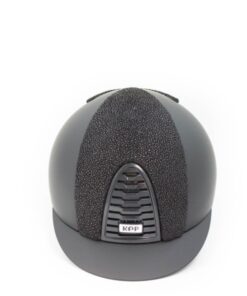 Kep Italia Reithelm 2.0 Cromo Matt Schwarz / Cristal Black- Gr. M (Lagerware)