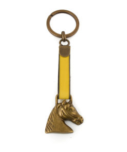 Schlüsselanhänger Pferd Gold/Bunt (mehrere Farben)-6720