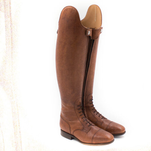 Celeris- Dressurstiefel Sophia in Chestnut Faux Gecko Gr.36,5, H45, W34