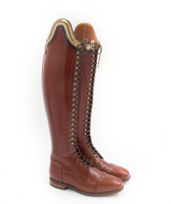 Celeris Dressage Boots Bia in Polished Chestnut – Size 41- H50 – W34-36