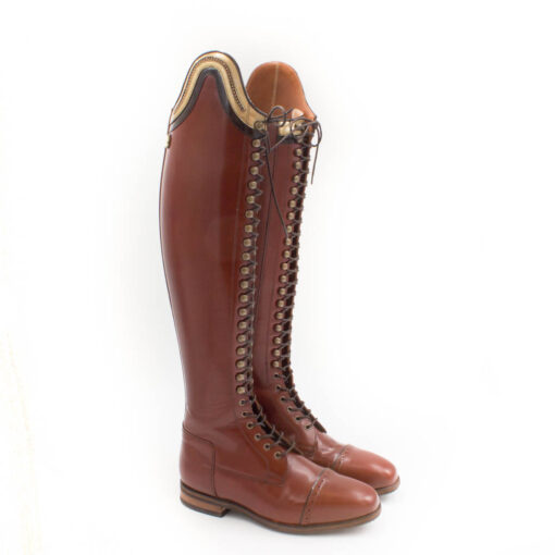 Celeris Dressage Boots Bia in Polished Chestnut – Size 41- H50 – W34-36