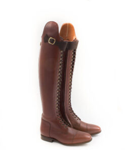 Celeris Dressage Boots Bia in Chestnut – Size 39,5- H49 – W31,5-33