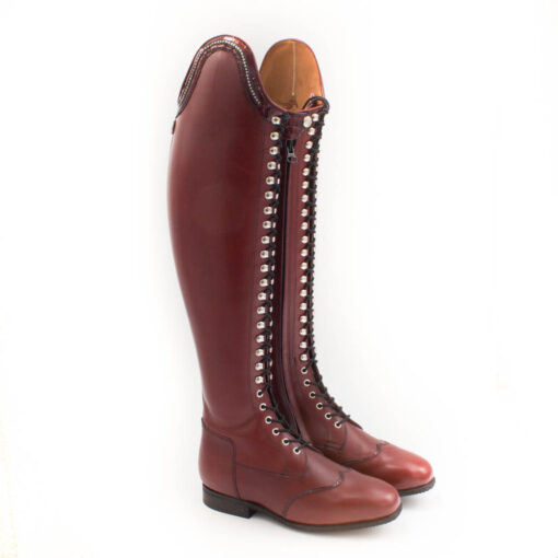 Celeris Dressage Boots Bia in Burgundy– Size 39- H50 – W38,5-40