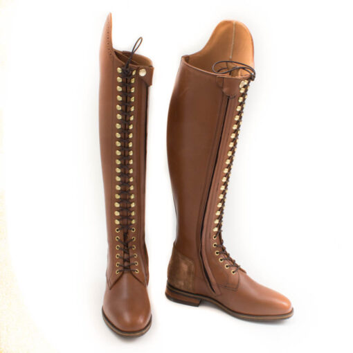 Celeris- Dressurstiefel Bia in Honigbraun- Gr.39 H47- W38,5-40 – Bild 2