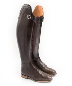 Celeris Dressage Boots Polo-Passage in Polished Brown Size 41- H51– W40