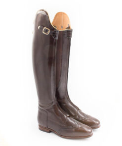Celeris Dressage Boots Polo-Passage in Polished Brown Size 43- H49– W38