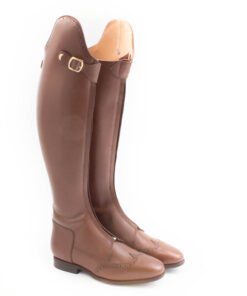 Celeris Dressage Boots Polo-Passage in Cinnamon Brown Size 43- H50– W38,5