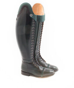 Celeris Dressage Boots Bia Polished Green– Size 35- H42– W37-38,5