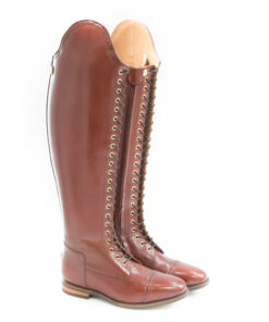 Celeris Dressage Boots Bia Polished Chestnut– Size 39- H47– W40-42