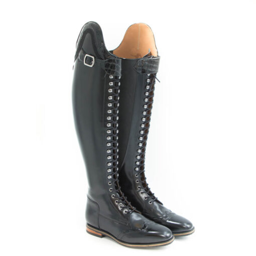 Celeris- Dressurstiefel Bia in Poliert Schwarz- Gr.39 H48- W38-40
