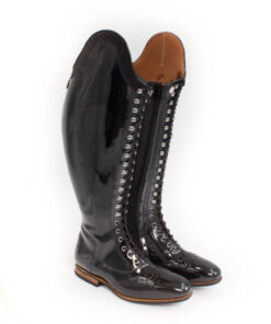Celeris Dressage Boots Bella in Black Gloss– Size 38- H42– W40-42