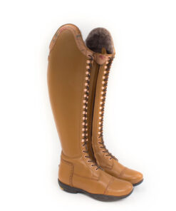 Celeris Dressage Boots Bia with Sheepskin in Light Brown– Size 36,5- H44– W38-39