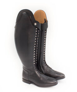 Celeris Dressage Boots Bia in Black– Size 40,5- H43– W44-45,5