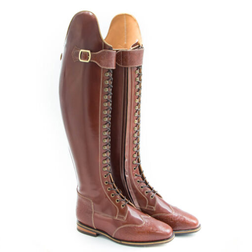 Celeris- Dressurstiefel Bia in Poliert Natur - Gr.38 H46- W36,5-38