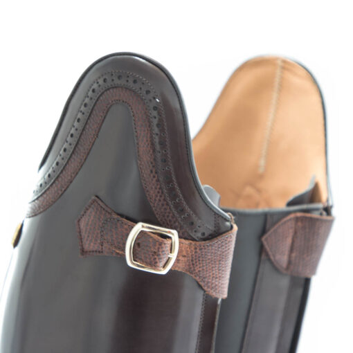 Celeris Dressage Boots Polo-Passage in Polished Brown -Size 39,5- H47– W35 - Image 2