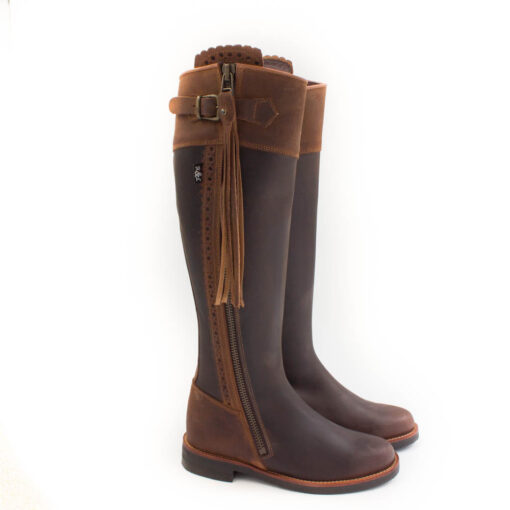 R&L Spanish Riding Boot Sencilla with Rubber Sole / Box Arabia / Gaucho