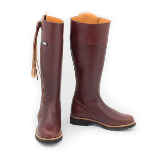R&L- Spanischer Reitstiefel Travesia / Profilsohle / Box Braun – Bild 3