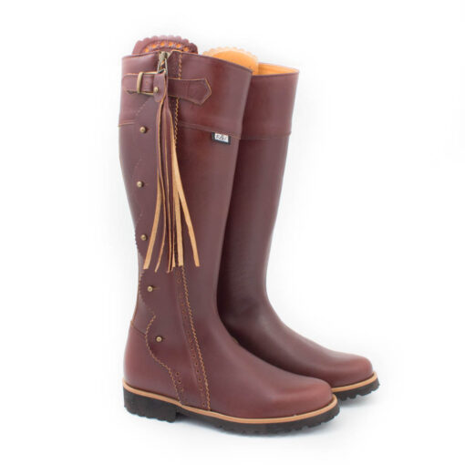 R&L- Spanischer Reitstiefel Travesia / Profilsohle / Box Braun