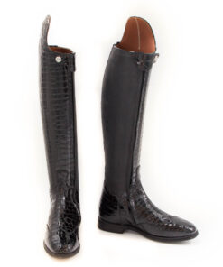 Alternative view of Celeris- Dressurstiefel Amazona Krokolack Schwarz – Gr38,5 H47, W34,5