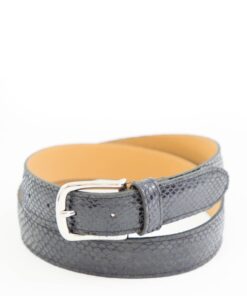 Celeris Leather Belt Scales Blue